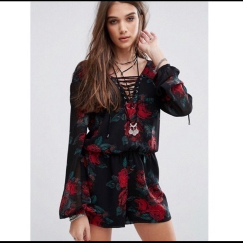 Lovers + Friends Floral Romper